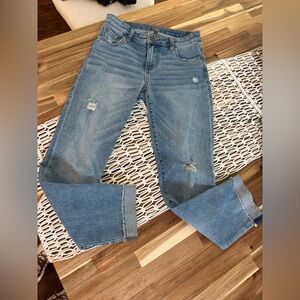 Kut Reese ankle straight jeans size 2  used twice